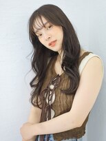 スリール バイ ミリー 江坂(Sourire by milly)&nbsp;【Sourire江坂】大人っぽゆるふわダークブラウンフェザーバング