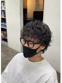 スパイラルパーマ/ウルフ/メンズ/¥10780