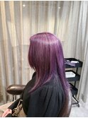 20代30代艶感ストレート♪髪質改善カラーラベンダー