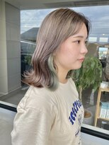 ナンバー(number+)&nbsp;20代30代大人可愛い艶感ライムグリーンイヤリングカラー