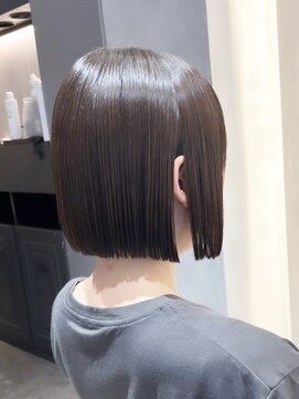 ロンドジェネルーズ 柏(Lond generous) 髪質改善縮毛矯正ボブ顔周り前髪韓国ミニウルフレイヤーカット柏