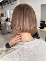 トト 船橋店(toto.)&nbsp;黒髪/グレーベージュ/レイヤーロング/前髪パーマ[西船橋/津田沼]