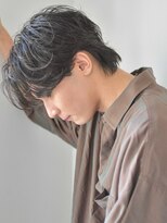 ディッセンバー 神宮前(December) ニュアンスパーマアッシュブラックウルフ波巻きスパイラル渋谷