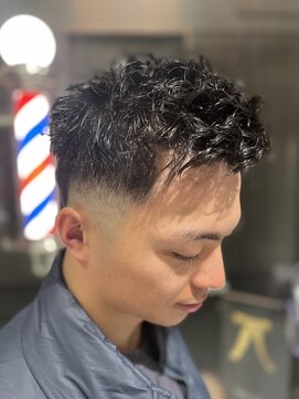 ヒロギンザ 大阪本店(HIRO GINZA) フェード×ショートツイスパ