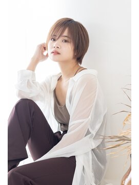 トティア 本通(Totia) 【Totia本通】大人ショート×オリーブベージュ