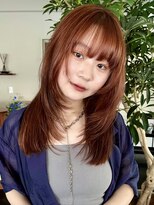 ロングレイヤー　レイヤーカット　フェイスレイヤー