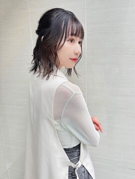 オーロ(ORO) ボブでも簡単ハーフアップヘアアレンジ
