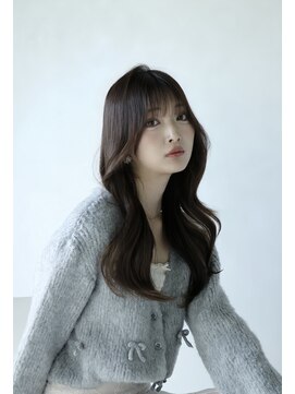 リアン バイ キートス(Lien by kiitos) マロンベージュ/秋冬カラー/レイヤーカット/くびれ巻き/顔まわり