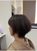 ゆるふわショート 髪質と癖をコントロールカット