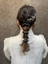 グラスヘア 石垣店(Grass Hair)&nbsp;ローポニー編み下ろし２