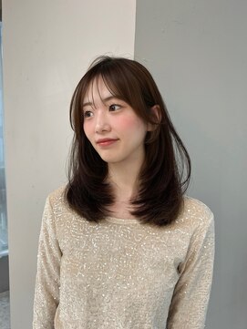 ボタン シブヤ(VOTAN SHIBUYA) レイヤーカット/ベージュカラー/透明感カラー/髪質改善/渋谷