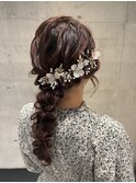前から見ても可愛いふわふわ編み下ろし