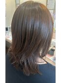 セミロングのレイヤー