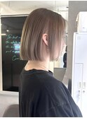 ボブ/ホワイトブロンド/ラベンダーミルクティー