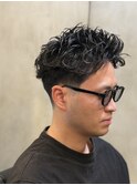 ローフェードピンパーマスパイキーショート！