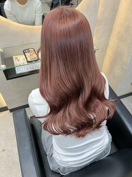 ルノン シェリー(LUNON cheliy) ホワイトグレージュミニウルフチェリーブラウンデジタルパーマ