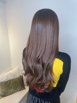 ジーナ 船橋(Zina) 髪質改善＊ロングレイヤーグレーベージュ＊美髪【Zina船橋】