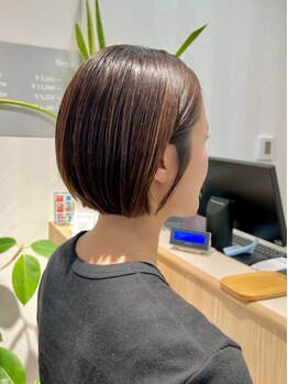 ケーフィール(HAIR PRODUCE K-feel)の写真/カットの技術が試されるショートやボブスタイルはお任せください*ライフスタイルに合わせたBESTなStyleに♪
