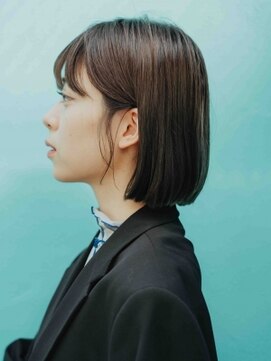 丸みボブスタイル【いわき】
