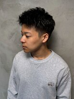 ディスイズバーバーフォース(THIS IS BARBER 4th)&nbsp;アップバング ツーブロック ベリーショート 短髪 ビジネス