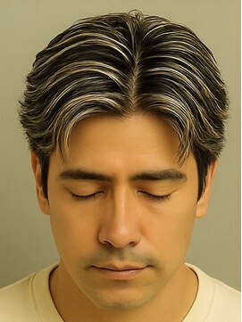 バース 梅田中崎町店(BIRTH) メンズハイライトバレイヤージュメッシュ