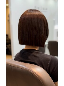 ケアウメダ(CARE UMEDA) 酸性ストレート+タッセルボブ