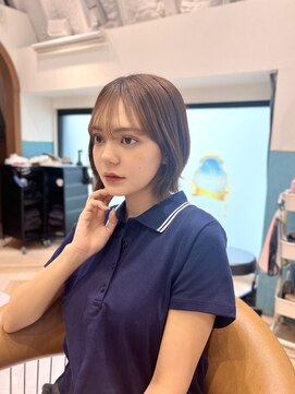 ロンド レグリーズ 立川(Lond leglise) マロンベージュ/ボブ/前髪/レイヤー/髪質改善/縮毛矯正/立川