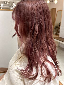 リリィ ヘアデザイン(LiLy hair design) ダブルカラー ピンク