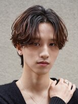 フィフス トウキョウ (fifth TOKYO) 渋谷ルーズパーマメンズカットセンターパートウルフ30代