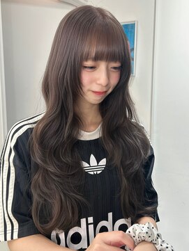 ペレ 渋谷(PELE) ミディアムヘア/暗めカラー/グランマッシュ/渋谷