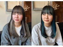 幅広いデザインカラーも。【インナーカラー/デザインカラー】