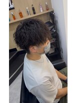 レム 仙台店(L.E.M)&nbsp;《L.E.M 仙台店》縦落ちツイスパ×ラウンドマッシュ/及川翔