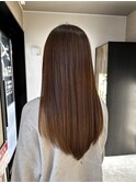 《艶モカブラウン×さりげないイヤリングカラー》