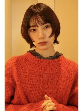 大人ボブ/ストレート/グレージュカラー/前髪/髪質改善[登戸]