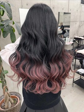 リノート バイ エゴル 名古屋(LINOET by ENGOL) 【手島カミラ】ピンクのグラデーション