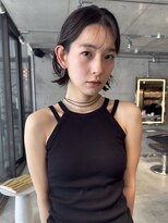 スクリーンギンザメゾン 銀座(SCREEN GINZA MAISON.)&nbsp;黒髪カタログ/クラゲヘアー/オリーブ/銀座