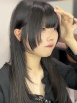 ビューエヒメ(VIEW EHIME)&nbsp;小顔黒髪レイヤーカット×アッシュカラー20代30代40代