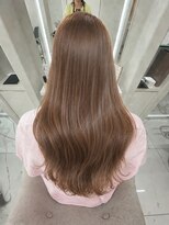 アロン(ALLON) 透明感オレンジベージュ×艶髪ロング
