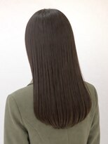 キリ 逗子(kiri)&nbsp;逗子葉山切りっぱなしミディアムイルミナカラー髪質改善暗髪m145