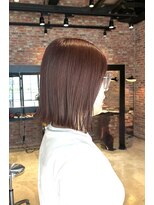 オーガニック アトリエ 大宮(organic+atelier)&nbsp;ブリーチなしカラー秋カラーボブ◎小顔カットで美肌カラー