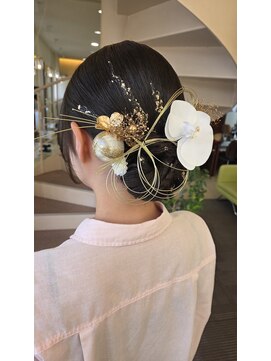 アイドルオールスターズ(idol all stars) Arrange chignon hair