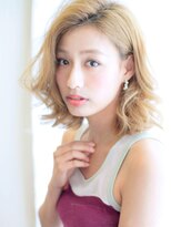 グレース(GRACE)&nbsp;シルキーベージュカラー×ミディアムボブ