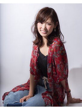 ケーコーム アパ(K-COM appas) ゆるふわロングボブ