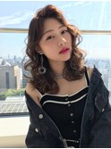 AXIS【naya's style】オルチャンベイビーバングカールミディ♪