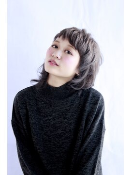 ルークス 中央林間(LOOOKS) アッシュグレージュ×ウルフヘア×ベビーバング×似合わせ