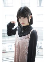 サロンドミルク 原宿(salon de MiLK)&nbsp;【salon de MiLK 原宿】耳かけ切りっぱなしボブ