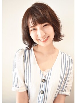 ビーハイブアヴェダ PARCO2店(BEHIVE AVEDA) 【BEHIVE及川】外ハネ×ヘルシーミディ