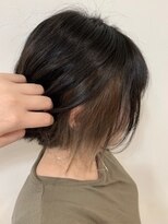 フゥカ 売市店(fuka)&nbsp;インナーカラー×切りっぱなしレイヤーボブ