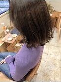 《花屋併設》ワンレン アッシュ@20代30代40代@トリートメント