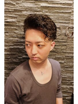 ヒロギンザ 六本木店(HIRO GINZA) ツーブロックスパイラルパーマ